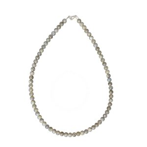 Collier Spectrolite - Pierres boules 6mm