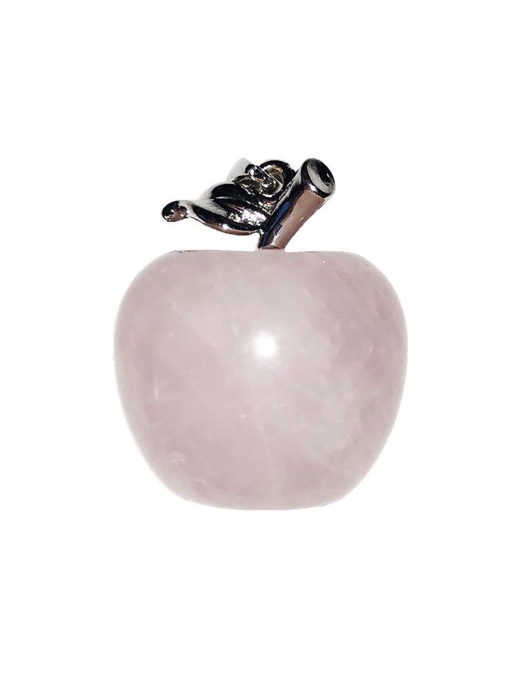 pendentif quartz rose pomme