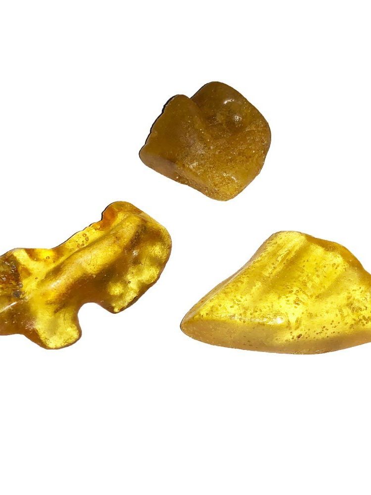 pierre roulée ambre