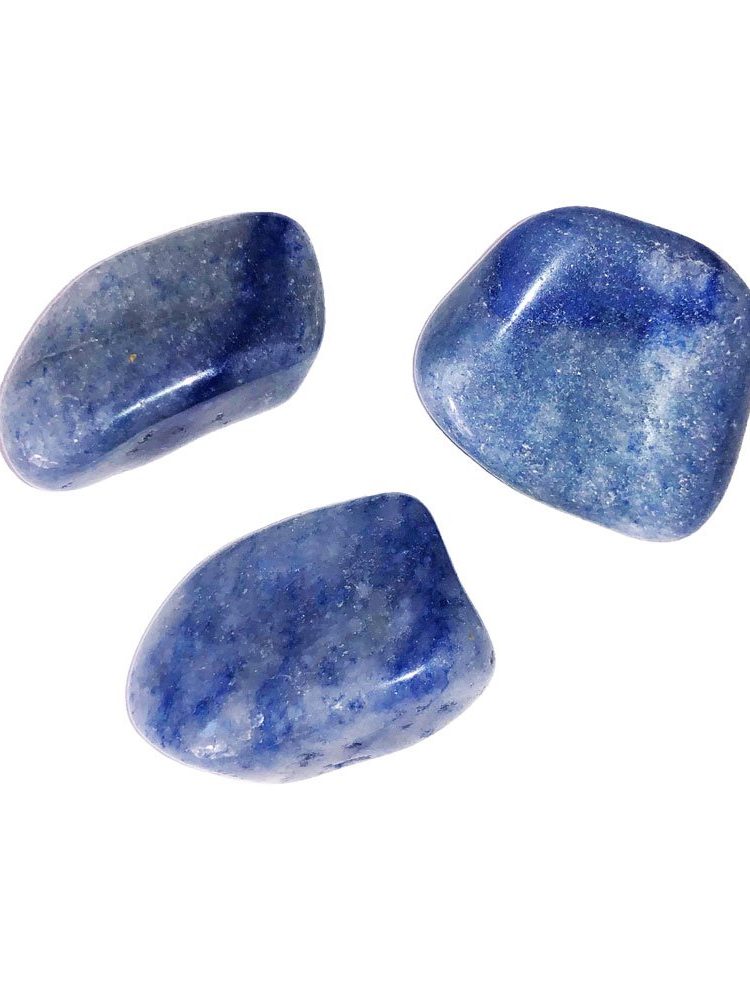 pierre roulée quartz bleu