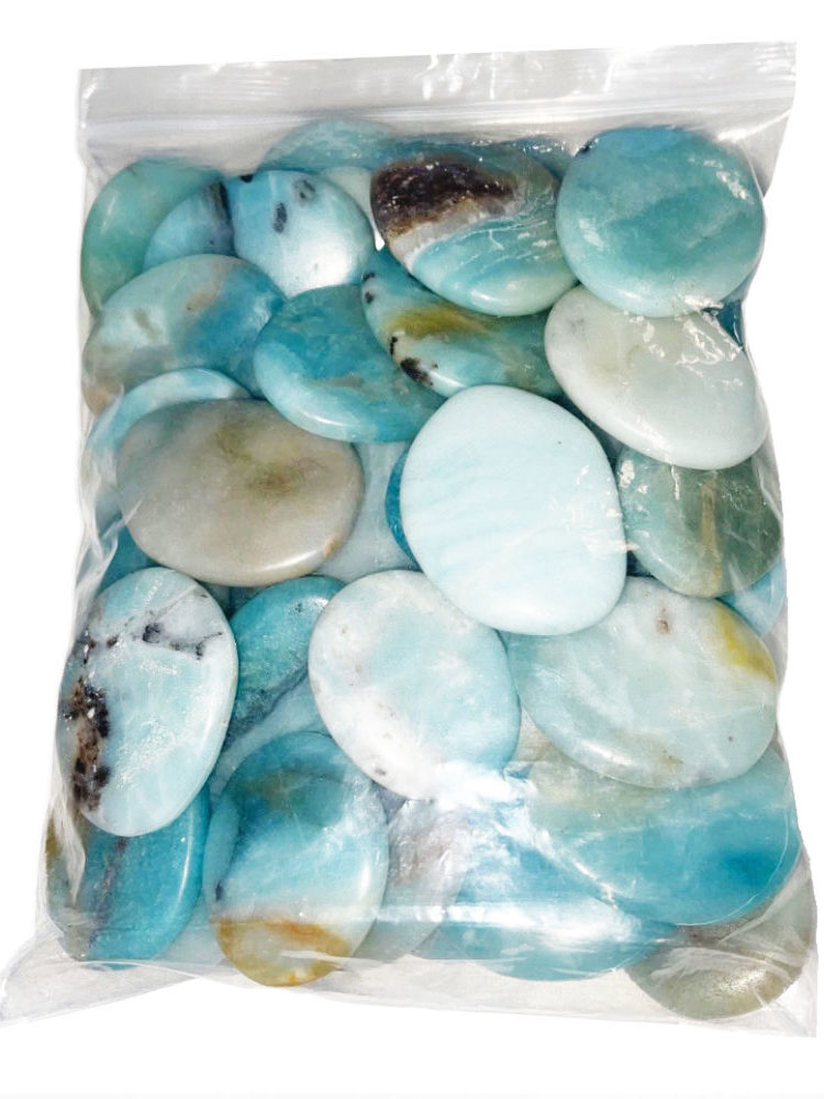 sachet galets amazonite 1kg