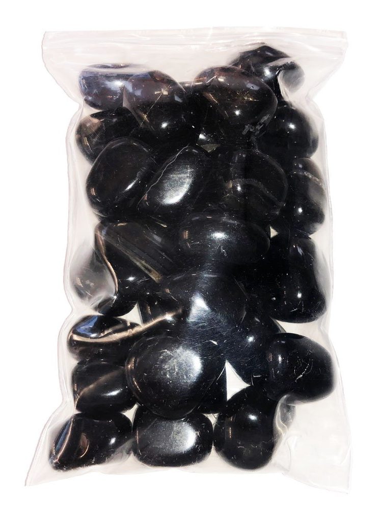 sachet pierre agate noire