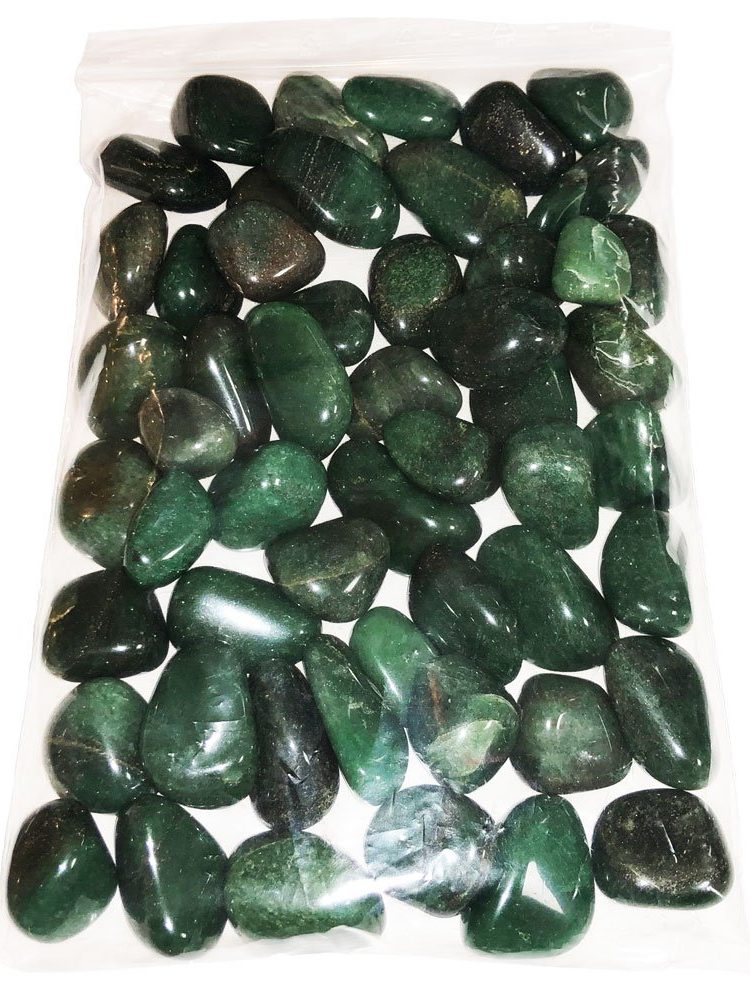 sachet pierres roulées aventurine verte 1kg
