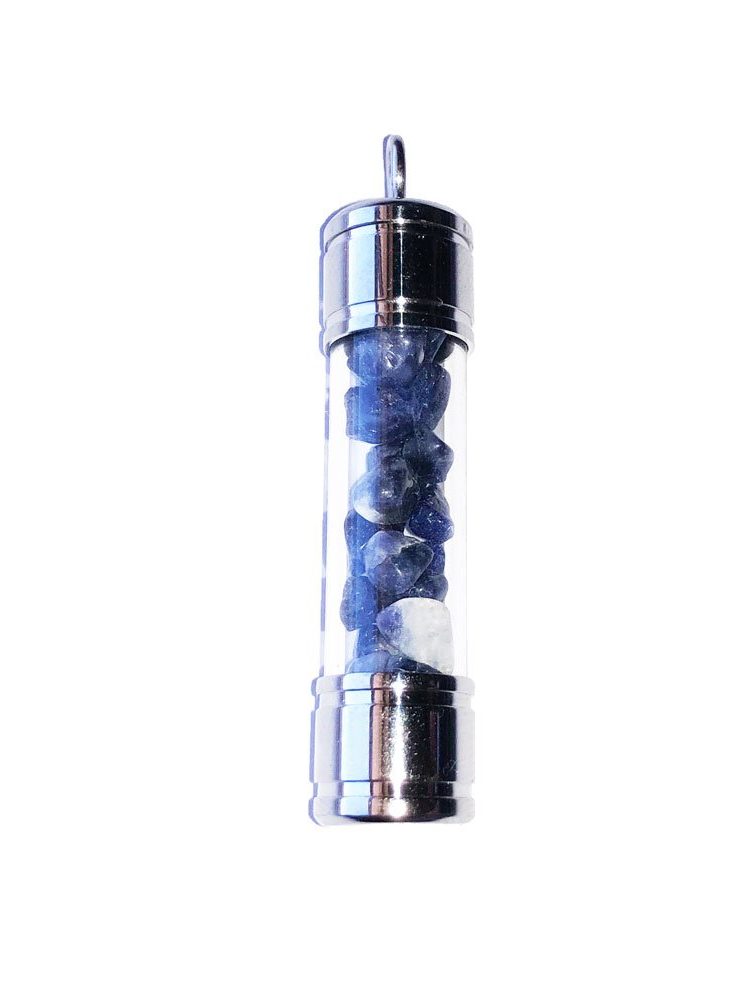 pendentif sodalite tube