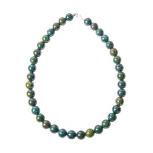 Collier Jaspe sanguin - Pierres boules 12mm