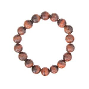 Bracelet Oeil de boeuf - Pierres boules 10mm