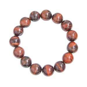 Bracelet Oeil de boeuf - Pierres boules 12mm