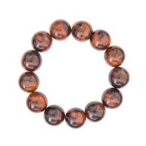 Bracelet Oeil de boeuf - Pierres boules 14mm