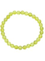 bracelet péridot pierres boules 6mm